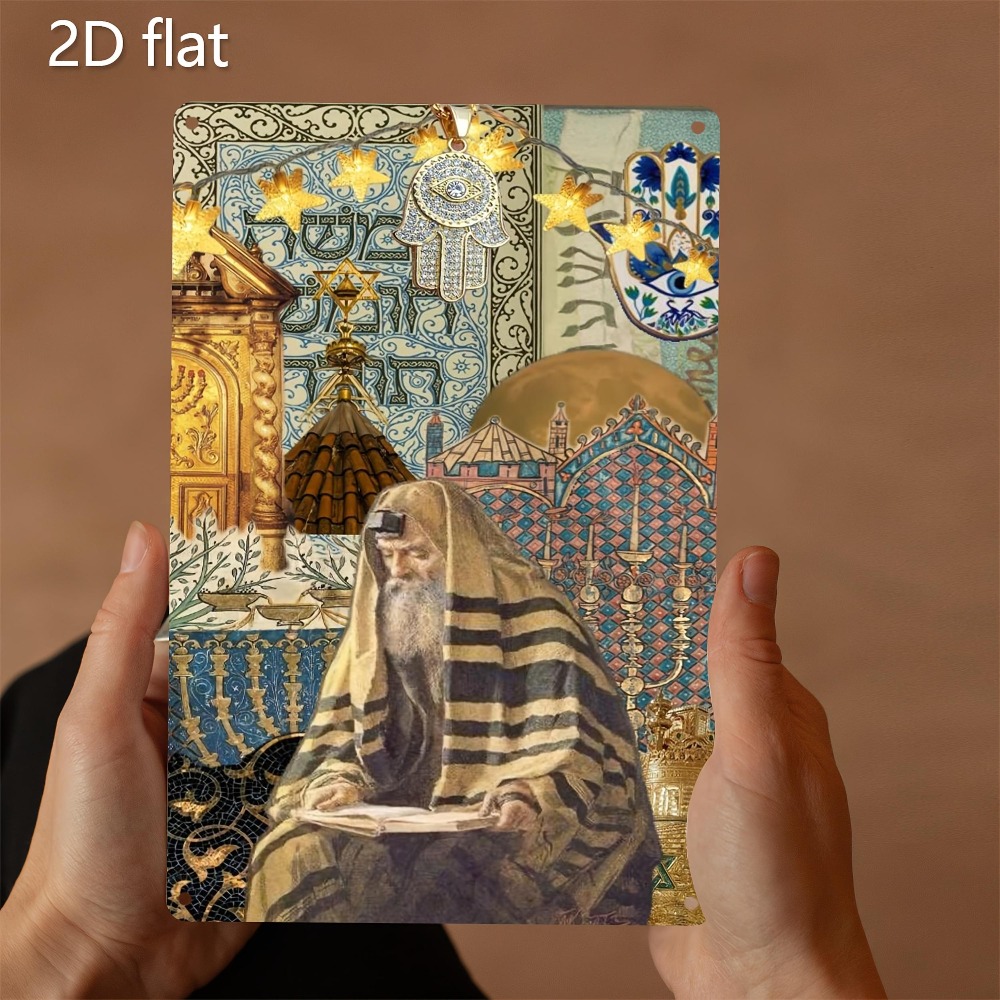 Home Decoration - لوحة جدارية معدنية مقاومة للماء من