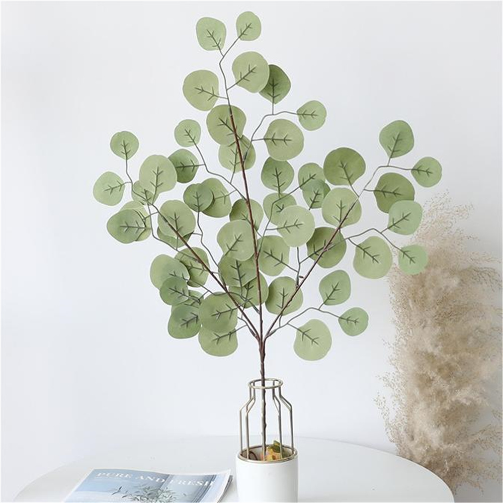 Home Decor Scrap - أوراق الكافور الكرمة النباتات الاصطناعية ،