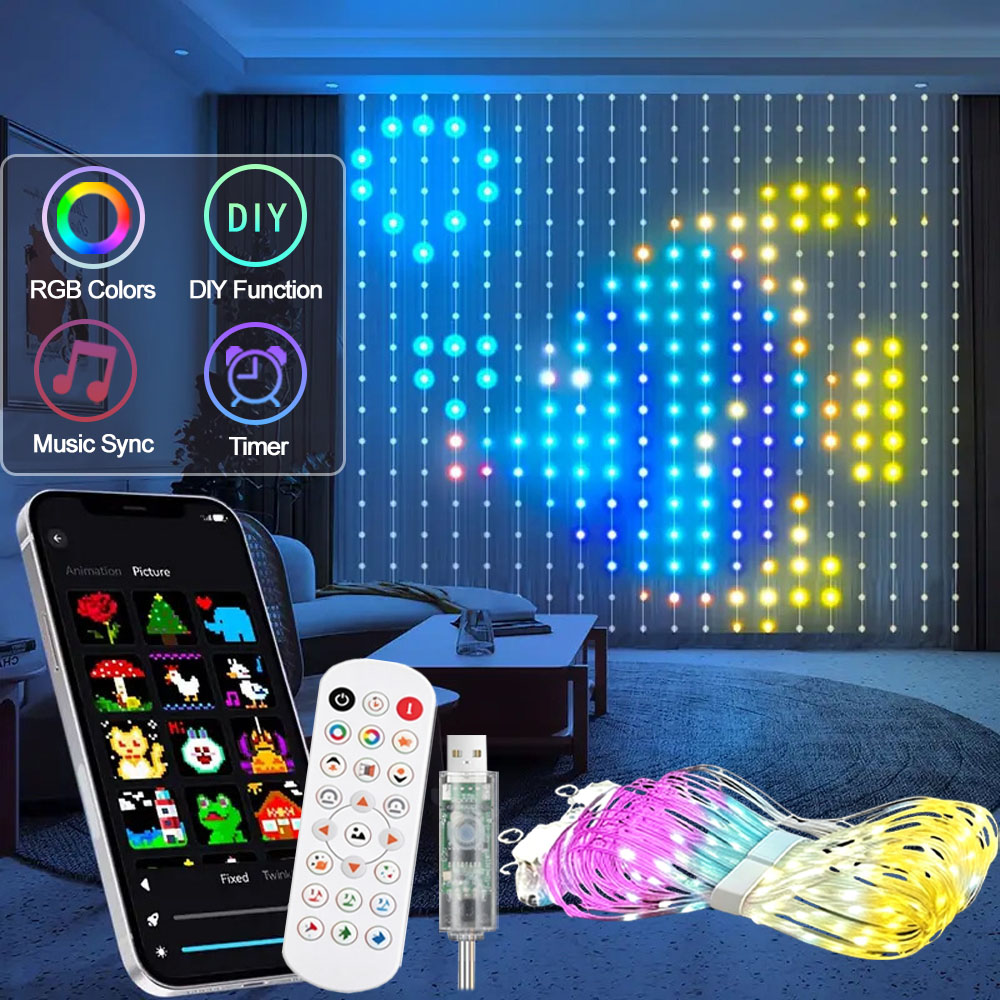 Home Decor Free App - ستارة إضاءة LED ذكية مع تحكم