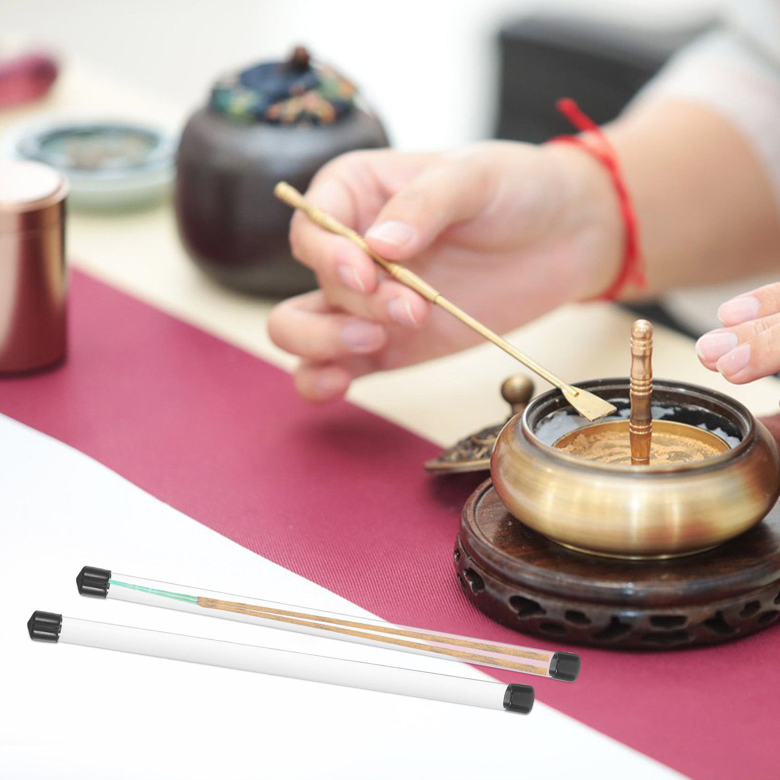 4 قطع من أنابيب تخزين أعواد ال - مراجعة Incense Stick Holder وسعره