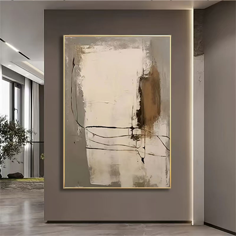 100% رسمت باليد النفط اللوحة م - مراجعة Home Decor Color Palettes وسعره