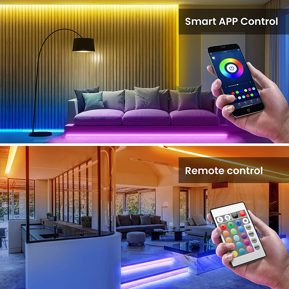 RGB5050 TV LED الخلفية APP الت - مراجعة Home Decor Free App وسعره