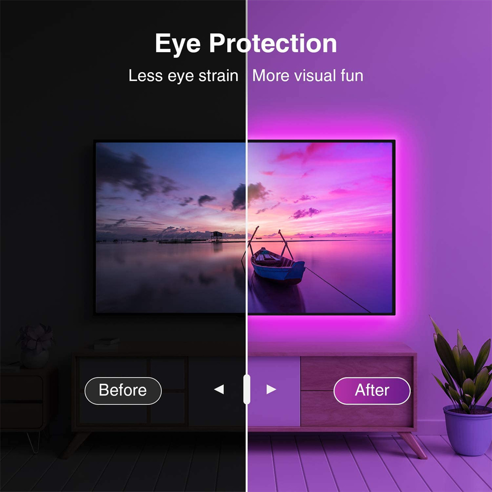 RGB5050 TV LED الخلفية APP الت - مراجعة Home Decor Free App وسعره