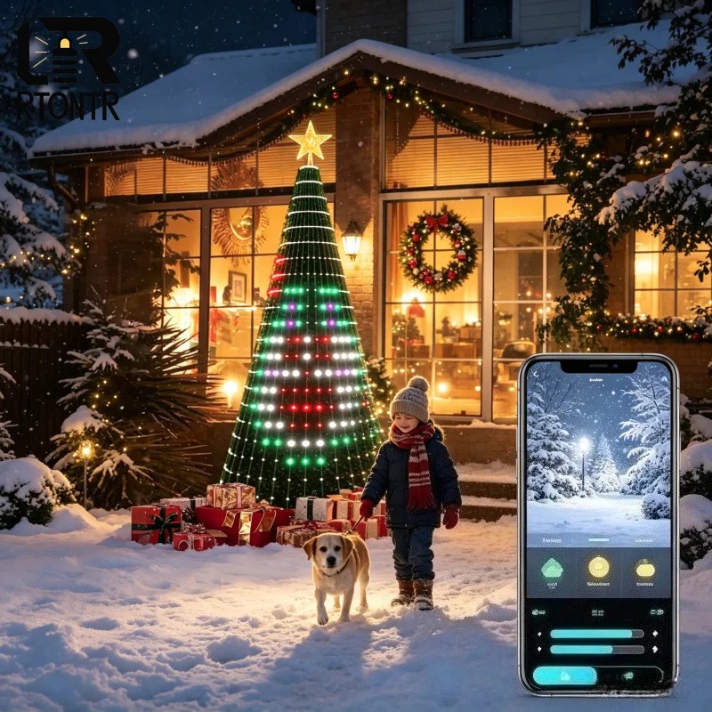 أضواء شجرة عيد الميلاد على شكل - مراجعة Home Decor Free App وسعره