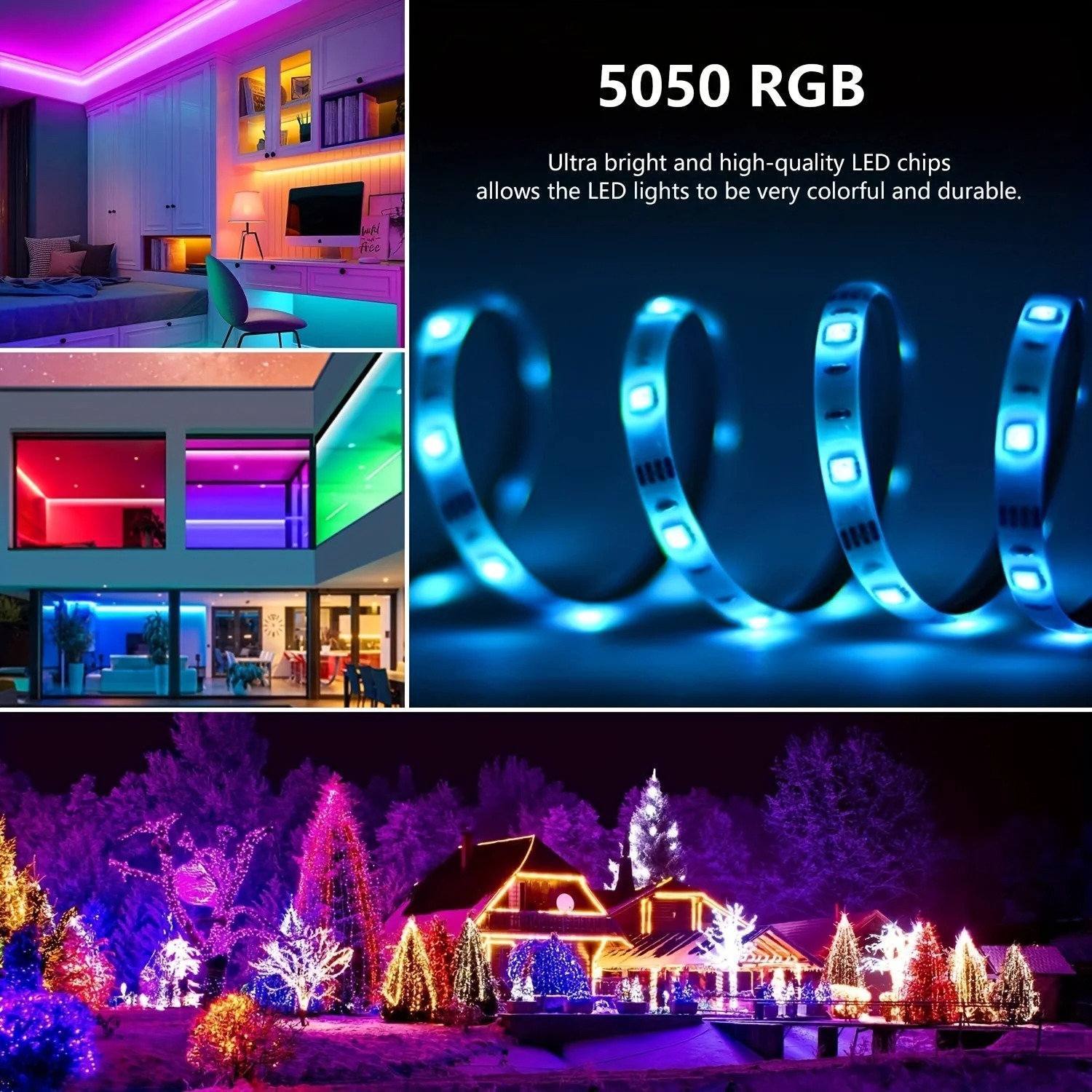 شريط إضاءة LED RGB بطول 10م و2 - مراجعة Home Decor Free App وسعره