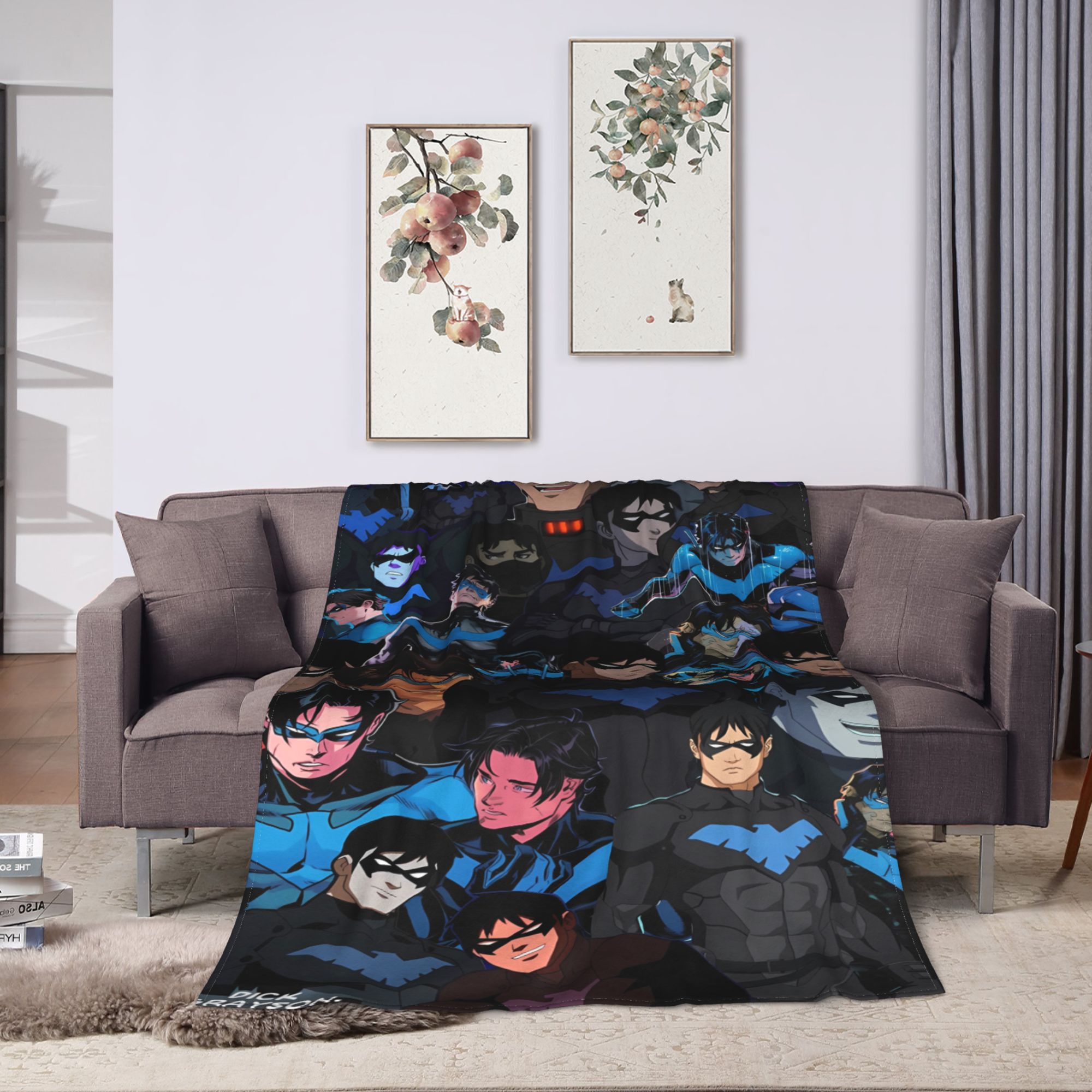 ديكس nightwing غرايسون بطانية  - مراجعة Home Decor Fallout 4 وسعره