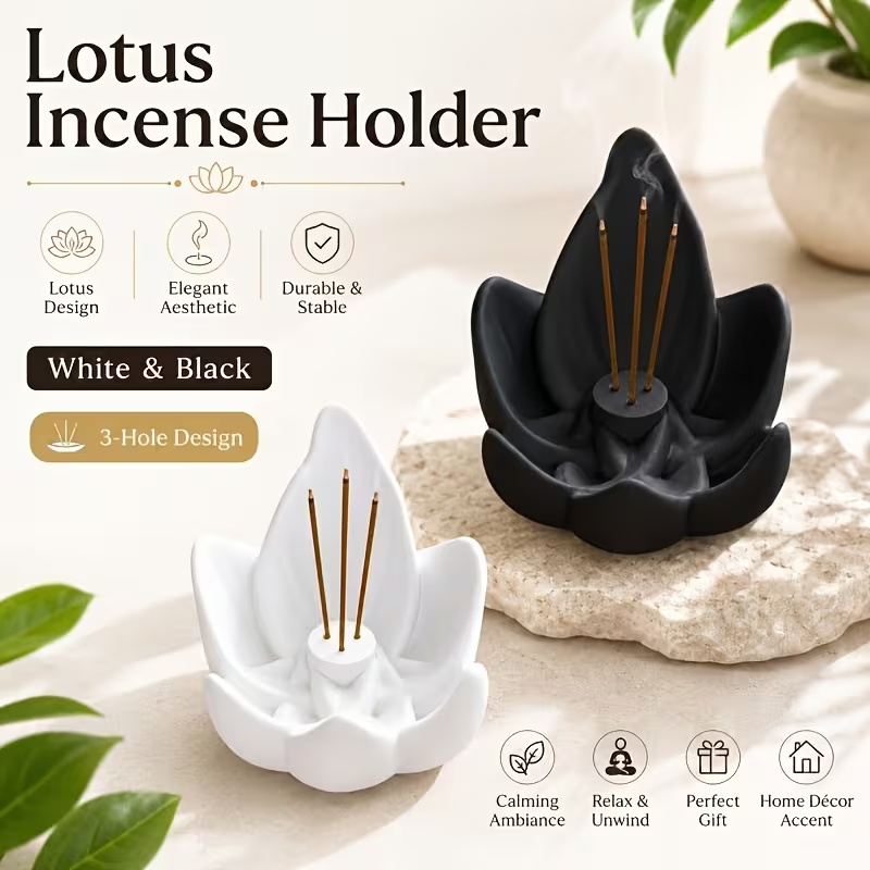 مبخرة زهرة اللوتس على الطراز ا - مراجعة Incense Stick Holder وسعره
