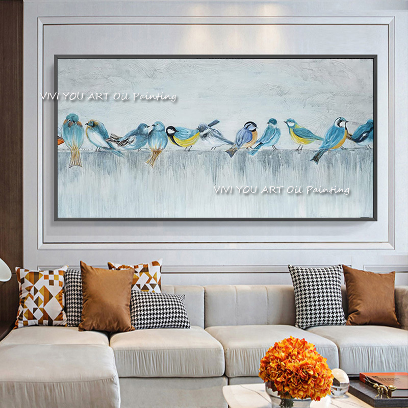 لوحة زيتية سميكة تجريدية مصنوع - مراجعة Home Decor Color Palettes وسعره