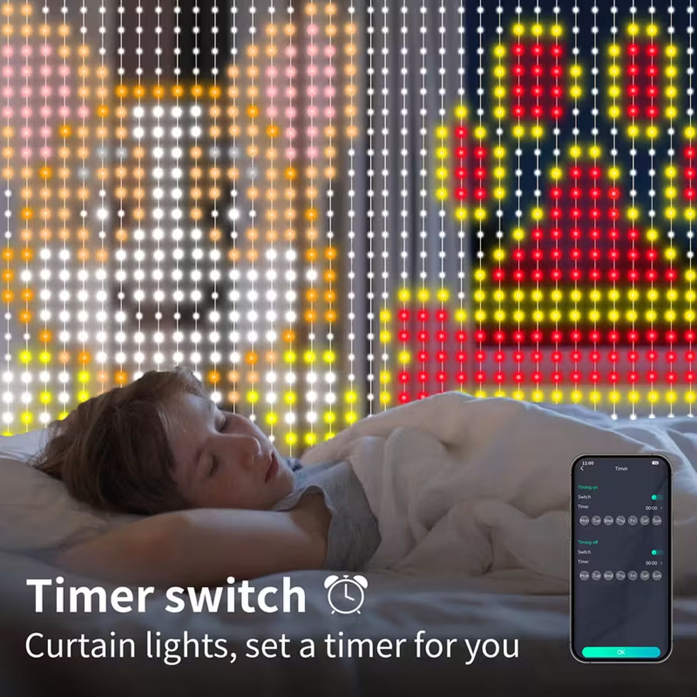 ستارة إضاءة LED ذكية مع تحكم ع - مراجعة Home Decor Free App وسعره