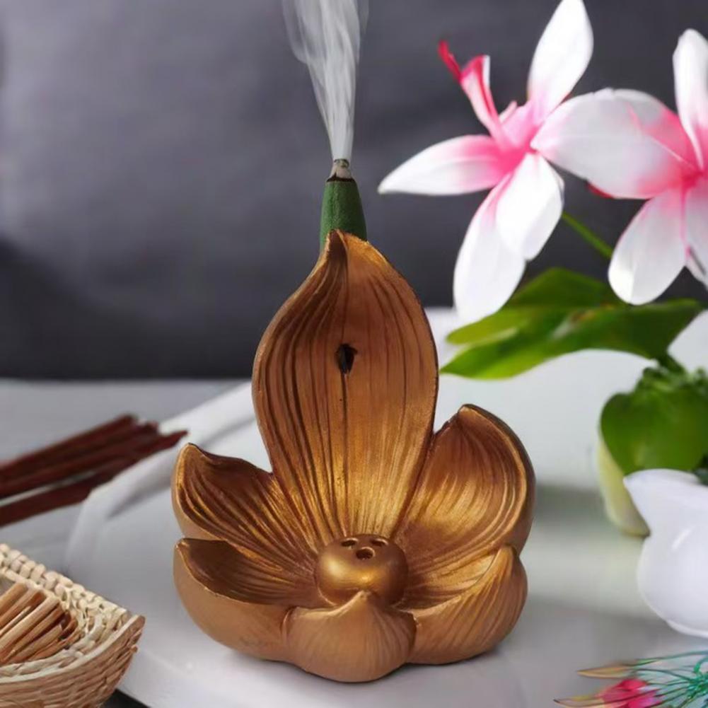 حامل بخور اللوتس من الراتنج، م - مراجعة Incense Stick Holder وسعره